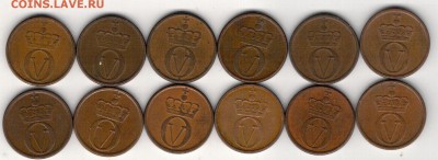 НОРВЕГИЯ ЭРЕ 1959-72 БЕЛКА (12ШТ) ДО 05.06 В 22.00МСК (8933) - 4-нор1э1