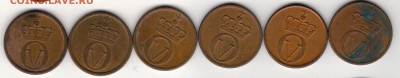 НОРВЕГИЯ 2 ЭРЕ 1959-72 ТЕТЕРЕВ (6ШТ) ДО 05.06 В 22Ч (8933) - 4-нор2э1