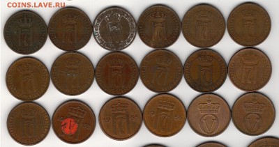 НОРВЕГИЯ 2 ЭРЕ 1914-72 (18ШТ) ДО 05.06.14 В 22Ч (8933) - 4-нор2э2