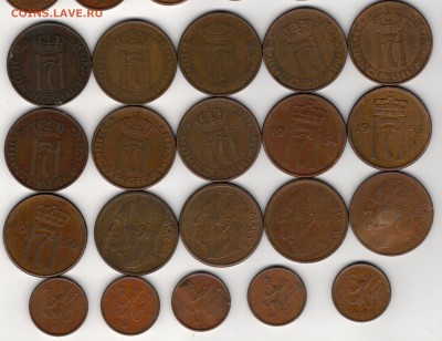 НОРВЕГИЯ 5 ЭРЕ 1928-81 (20ШТ) ДО 05.06.14 В 22Ч (8933) - 4-нор5э