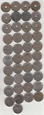 НОРВЕГИЯ 10 ЭРЕ 1924-91 (41ШТ) ДО 05.06 В 22Ч (8933) - 4-нор10э2