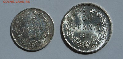 25, 50 пенни 1909 и 1916г.До 06.06.2014 г.,в 22-00 по Моск - pen1