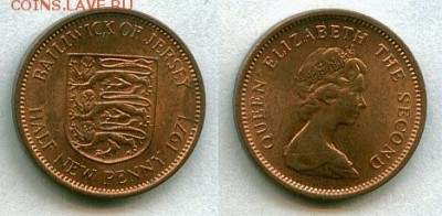 2 пенни Джерси 1971 до 06.06.14 г. - Джерси хнп 1971