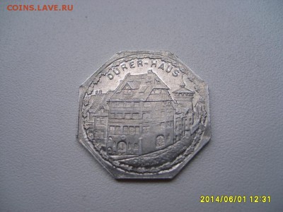 НЮРНБЕРГ,20 пфеннигов (Al,Durer-Haus)!!до 5.06.2014 - S6000194.JPG