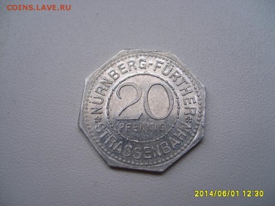 НЮРНБЕРГ,20 пфеннигов (Al,Durer-Haus)!!до 5.06.2014 - S6000193.JPG