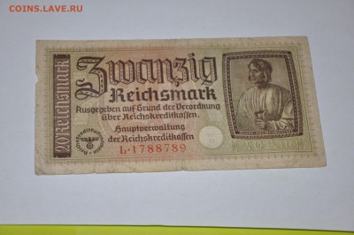 ОККУПАЦИЯ 20 рейхсмарок КОРОТКИЙ ДО 03,06,2014Г 22,00 МСК - DSC_0147.JPG