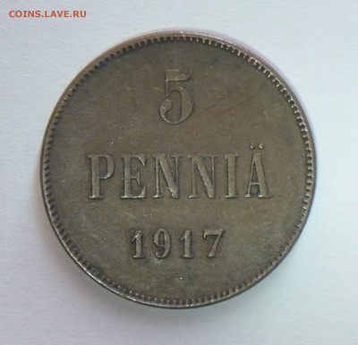 5 пенни 1917г. Русская Финляндия ВЕНЗЕЛЬ до 07.06! - P1110899_cr