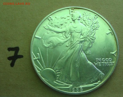1 доллар США,  1988 год, №7 - 71