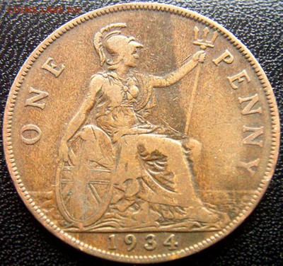 Британские пенни 1916 и 1934; до 03.06_22.00мск - 6227