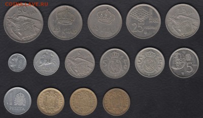 Испания 15 монет до 04.06.2014 22-00 - Испания а