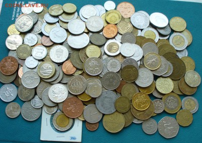 Иностранные монеты разные - 1,2 кг. - P1100407.JPG