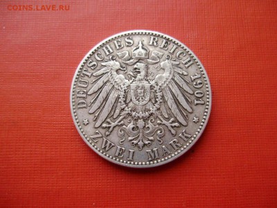 2 марки 1901г. Баден. Фридрих. Прошу оценить. - PA010072.JPG