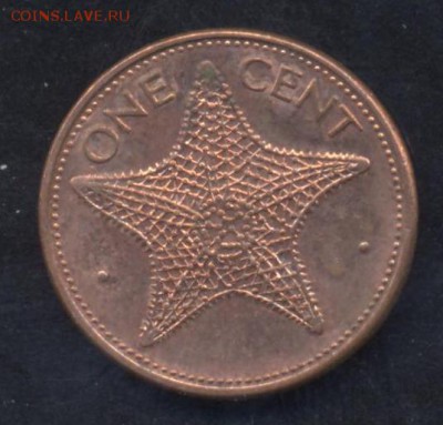Багамские о-ва 1 цент 1998 г.До 5.06.14 г. 21-00 МСК . - Багамы 1 ц.1