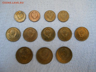 Медь 1990-1991 года, 68 штук, сохран, до 05.06.2014 - 2,3,5 к 1991 л -2.JPG