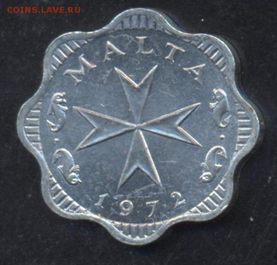Мальта 2 милс 1972 г.До 5.06.14  г. 21-00 МСК . - Мальта 2 м.1