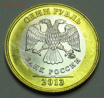 1 рубль 2013 ММД биметалл - оценка - DSC04438.JPG