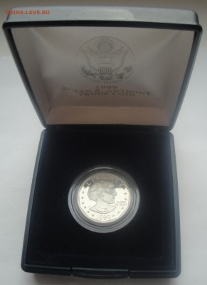 1 $ 1999 США Сюзан Энтони PROOF в боксе до 08.06 - сша 4