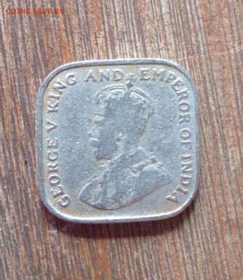 Цейлон 5 центов 1920 г , оценка. - image