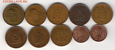 Ю.Африка цент 1966-98 Воробьи (10шт) до 09.06 в 22.00 (8935) - ю1ц