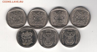 Ю.Африка рэнд 1992-2004 Спрингбок (7шт) до 09.06-22ч (8935) - Изображение 020