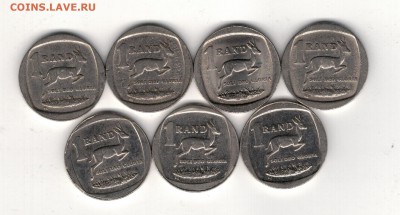 Ю.Африка рэнд 1992-2004 Спрингбок (7шт) до 09.06-22ч (8935) - Изображение 021