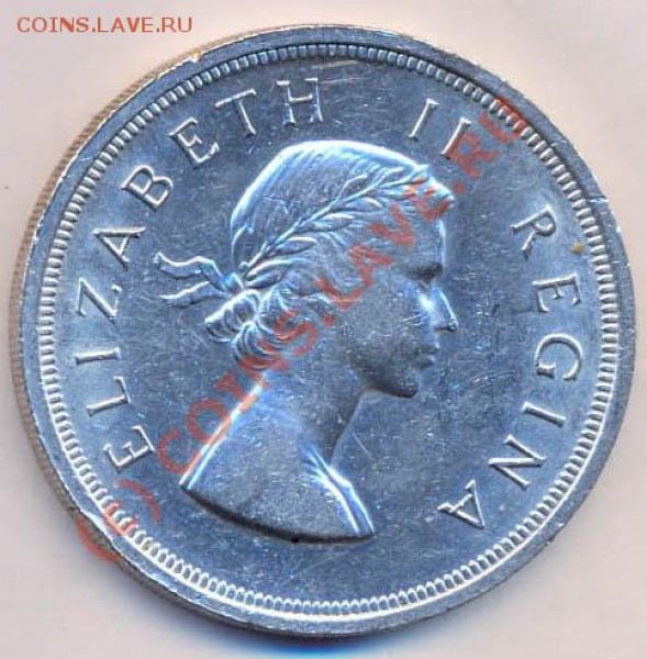 Южная Африка, 5 шил. 1957г. до 23.03.2010г. в22.30МСК - 1957-1