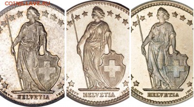 Швейцария 2 раппена 1955 и 1957. Разновиды. - сборка.JPG