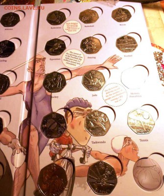 50 Пенсов 29шт. Набор Олимпиада Лондон 2012 - DSCN1903