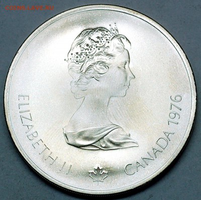 Канада_"олимпийские" 10 долларов 1976 №1. Ag; до 06.06_22.10 - 7031