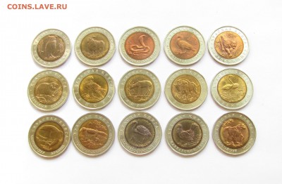 КРАСНАЯ КНИГА ПОЛНЫЙ КОМПЛЕКТ 15 монет 1991-1994 - IMG_5122.JPG