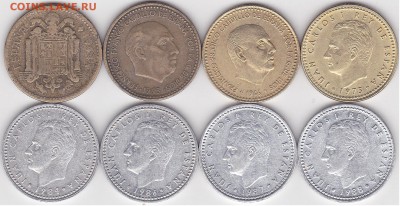 Продаю монеты: Иностранные, СССР, России, Браки, Разновиды - 1 песета