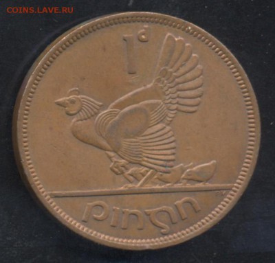Ирландия 1 пенни 1965 г.До 9.06.14 г. 21-00 МСК . - Ирландия 1 п1