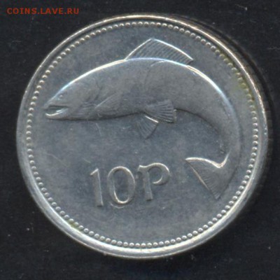 Ирландия 10 пенни 1994 г.До 9.06.14 г. 21-00 МСК . - Ирландия 10 п 94 1