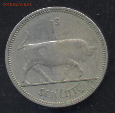 Ирландия 1 шиллинг 1968 г.До 9.06.14 г. 21-00 МСК . - Ирландия 1 ш1
