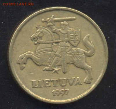 Литва 20 сенти 1997 г.До 9.06.14 г. 21-00 МСК . - Литва 20 с1