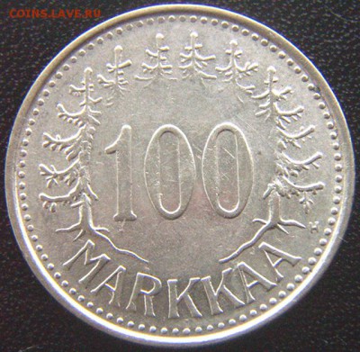 Финляндия_100 марок 1958; серебро; до 08.06_22.24мск - 8062