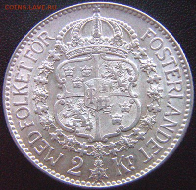 Швеция_2 кроны 1939. Серебро; до 08.06_22.28мск - 8181