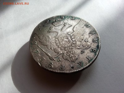 1 рубль 1783 СПБ ИЗ на оценку - реверс-2