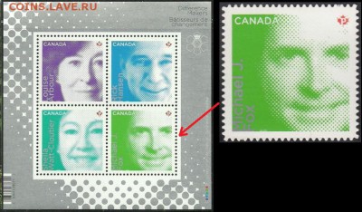 КИНЕМАТОГРАФ на конвертах и марках - Майкл ФОКС