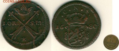 швеция, 1 оре 1680 - 1ore-1680