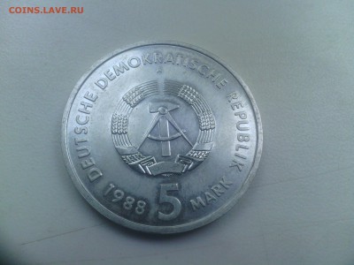 5 марок ГДР 1988 Паровоз Саксония до 13.06.14 - IMG_20140609_151415