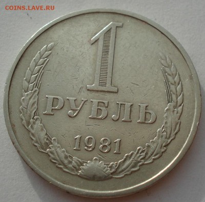 1 рубль 1981 СССР до 22:00 14.06.14 - DSC05058.JPG