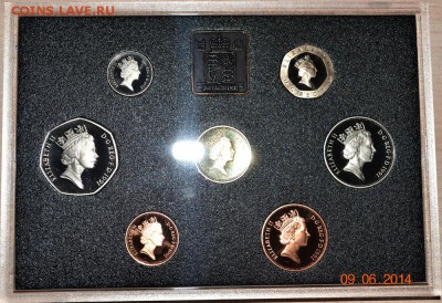 Англия, набор 1991, пруф - до 22-00мск 10.06 - gb-1991-2
