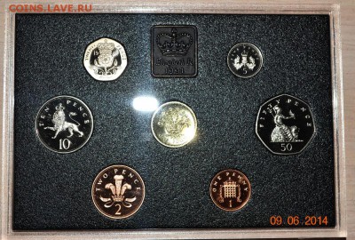 Англия, набор 1991, пруф - до 22-00мск 10.06 - gb-1991-1