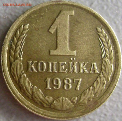 1 копейка 1987 год - Двойной удар - Оценка - DSC09098
