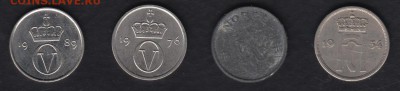 Норвегия 10 эре 4 монеты до 11.06.2014 22-00 - Норвегия 10 эре р