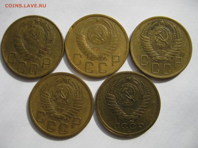 5 Х 5 коп. 1943, 49, 54, 56, 74 гг. Оценка. - Изображение 11751
