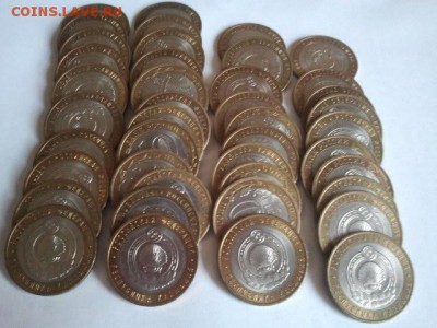 10 р. Республика Калмыкия сп - 43 шт, низкий - калмыкиясп