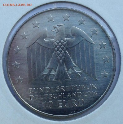 10 евро Германия, Иоганна Готфрид Шадов 2014 до  17.06.2014 - IMG_1534.JPG