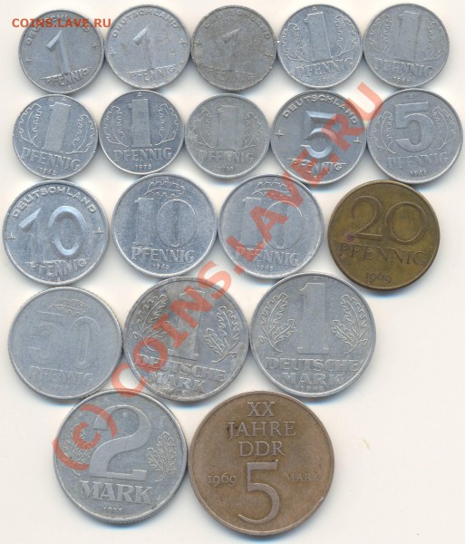 Оценка ГДР 5пф1952 Е и др - ГДР-рев
